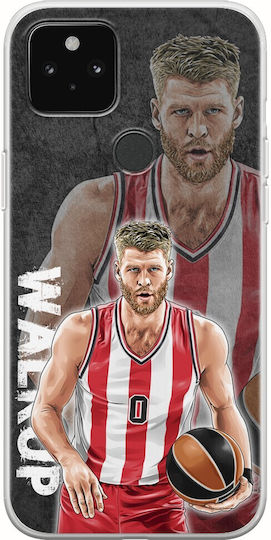 Euroleague Stars - Thomas Walkup Задна корица Силикон Многоцветен (Google Pixel 5)