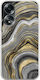 Agate Stone - Gold Veined Задна корица Силикон Многоцветен (Oppo A78 4G)