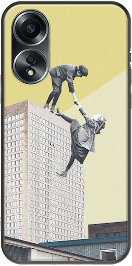Lets Do Stupid Things Together Back Cover Silicon Multicolor (Oppo A78 5G)