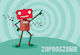Robot Kukartka Invitation Zz-061 5 Pcs