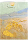Origami Greeting Card Quilling Wheatfield Van G...