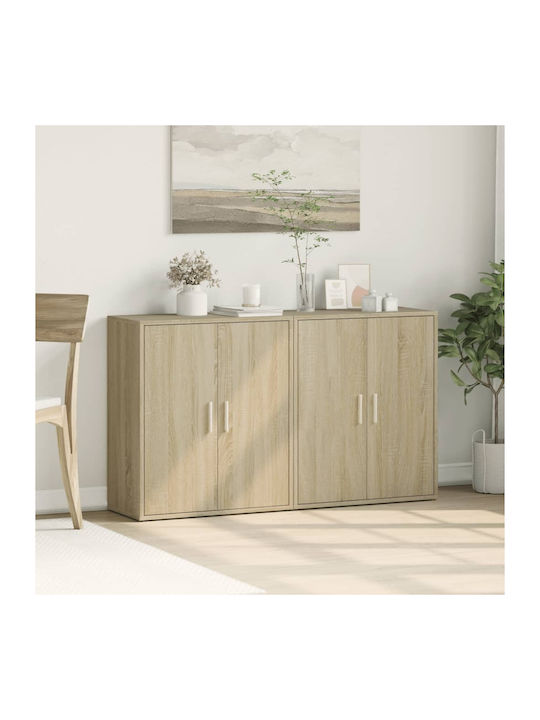 Sideboard Wooden 2τμχ 60x31x70cm