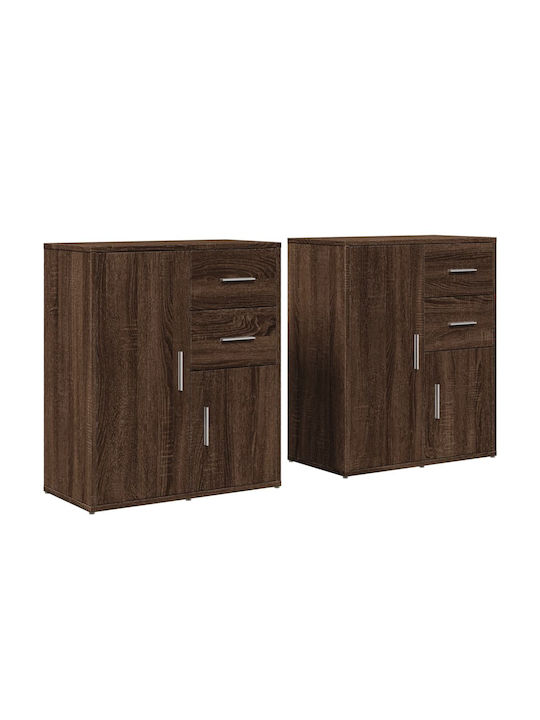 Sideboard Wooden 2τμχ 60x31x70cm