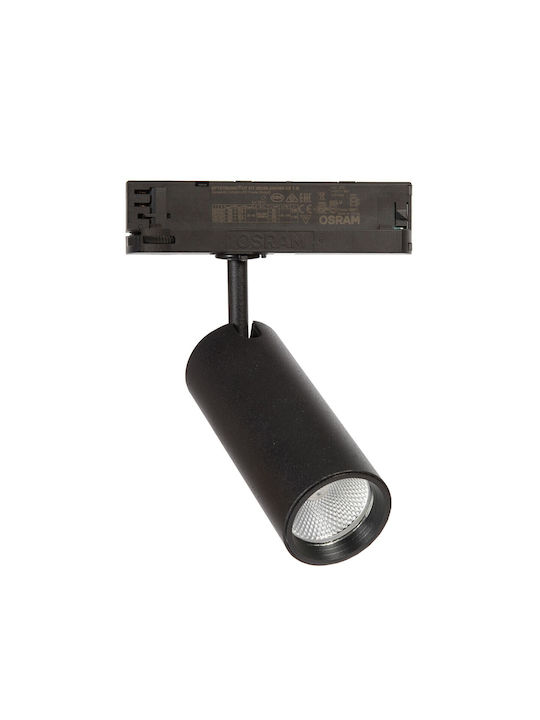 VK Lighting 04350 Μονό LED Θερμό Λευκό Σποτ σε Μαύρο χρώμα