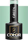 Activeshop Semi-Permanent Nail Polish Green 708 5gr 1pcs