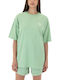 Better Classics Logo Tricou Sport Oversized Damă Verde