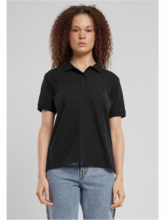 Urban Classics Women's Polo Blouse Black