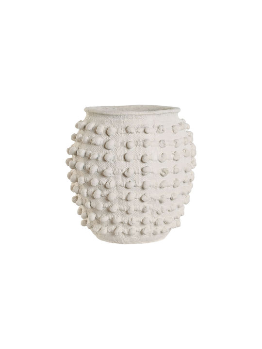 Home Esprit Flower Pot 36x36cm White S3056416