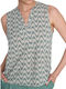 Ale - The Non Usual Casual Women's Blouse Sleeveless Green