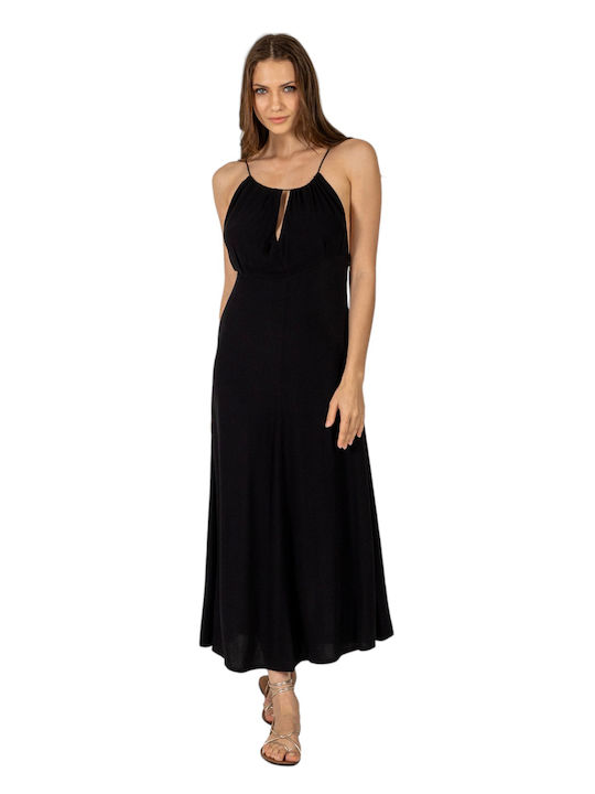 Aggel Midi Rochie Black