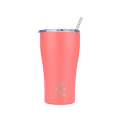 Estia Coffee Mug Save The Aegean 500ml Fusion Coral