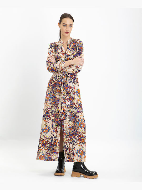 La Fee Maraboutee Maxi Shirt Dress Dress Multi color