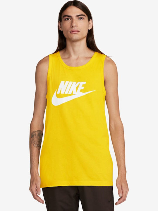 Nike Futura Icon Αθλητικό T-shirt Κίτρινη