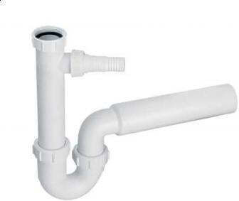 McAlpine Siphon Spülbecken mit Größe 5.08x5cm Weiß
