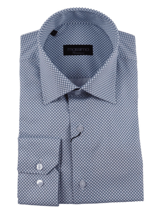 Massimo Veneziani Men's Shirt Navy Blue