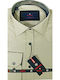 Long-sleeved Cotton Shirt Pistachio