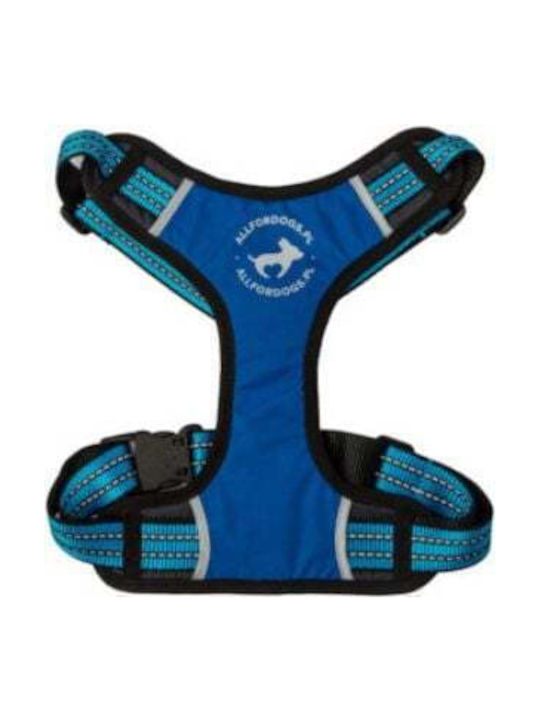 All For Dogs Σαμαράκι Σκύλου Γιλέκο Μπλε Small VAT011237