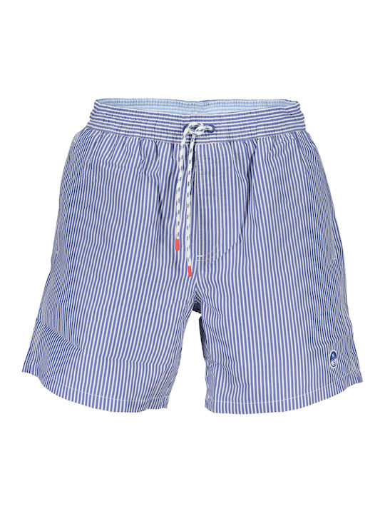 North Sails Herren Badebekleidung Shorts Blau Gestreift