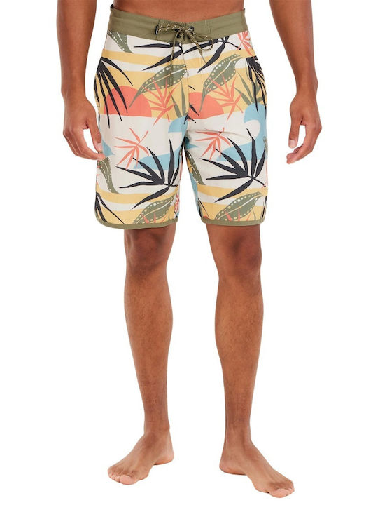 Beachshort Ανδρικό Μαγιό Σορτς Tourmaline Blue με Σχέδια