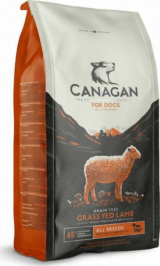 Canagan Grass-fed 6kg Dry Food for Medium & Large Breed Dogs with Lamb