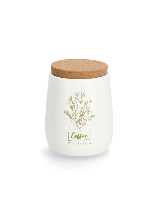 Zeller Vase Coffee with Lid Metallic Brown 750ml