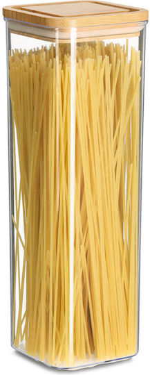 Zeller Vase General Use with Airtight Lid Plastic Transparent 1900ml