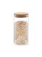 Zeller Vase General Use with Lid Glass Transparent 550ml