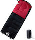 vidaXL Schlafsack Einzeln Red