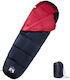 vidaXL Sleeping Bag Single Red