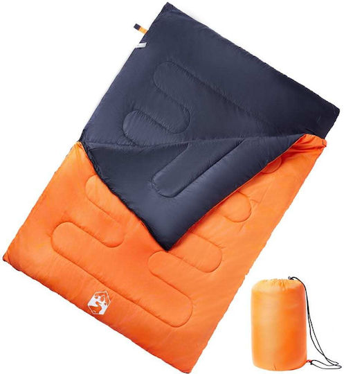 vidaXL Schlafsack Doppelter Orange