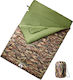 vidaXL Schlafsack Doppelter Green