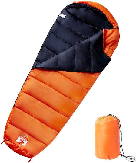vidaXL Schlafsack Einzeln Orange