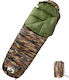vidaXL Schlafsack Einzeln Green