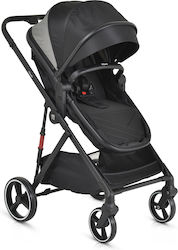 Moni Marbella Adjustable 3 in 1 Baby Stroller Suitable for Newborn Black 8.4kg