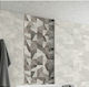 Keros Decorado Geo Floor Interior Matte Tile 75x25cm Gris