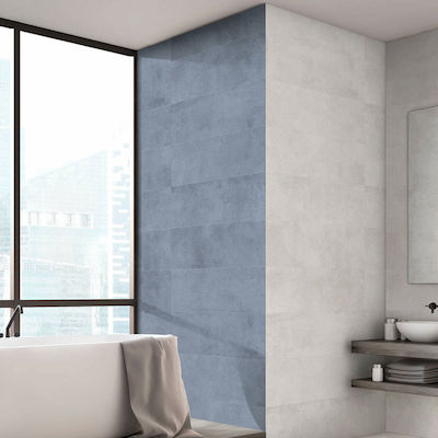 Keros City Floor Interior Matte Tile 75x25cm Azul