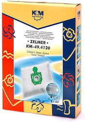 Konig & Meyer Σακούλες Σκούπας 4τμχ Συμβατή με Σκούπα Zelmer