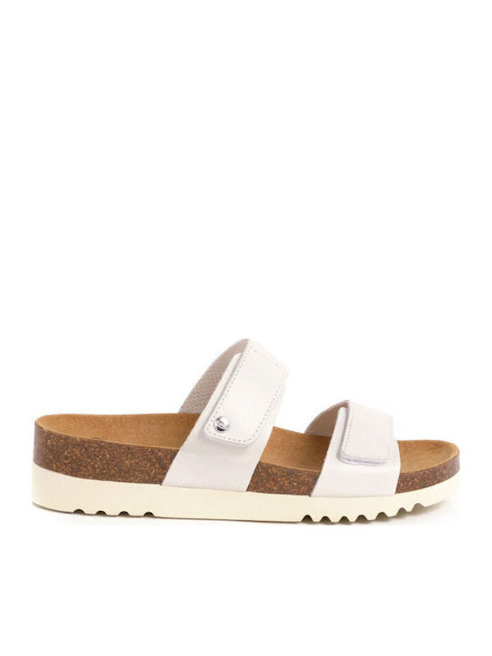 Scholl Lusaka Leather Women's Flat Sandals in W...