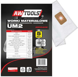AWTools Σακούλες Σκούπας 5τμχ Συμβατή με Σκούπα Makita