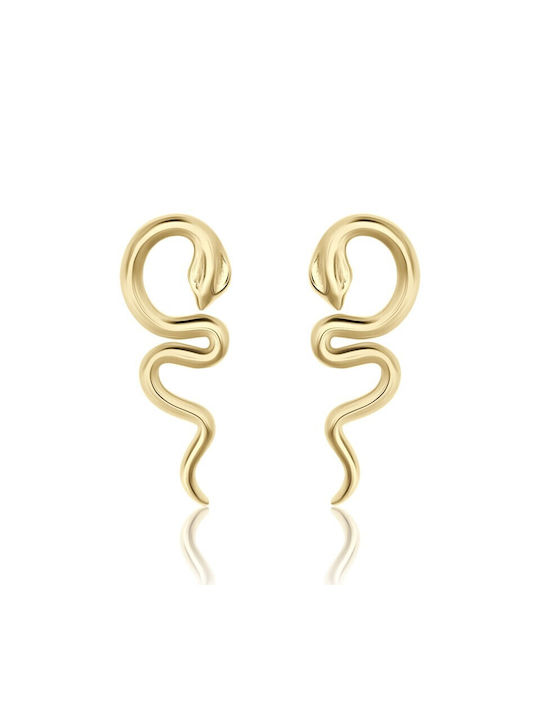 Jcou Earrings made of Silver Gold Plated