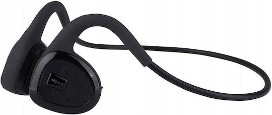 WIWA 10E Bone Conduction Bluetooth Handsfree Ακουστικά με Αντοχή στον Ιδρώτα Μαύρα