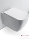 Scarabeo Wall-Mounted Toilet Beige