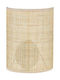 Beliani Leuchte Wand Beige