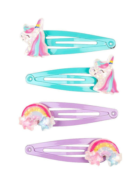 Souza For Kids Set Kids Hair Clips with Hair Clip Unicorn 4pcs