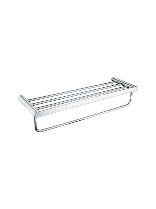 Deante Single Wall-Mounted Bathroom Rail ​62.8x62.8cm Silver