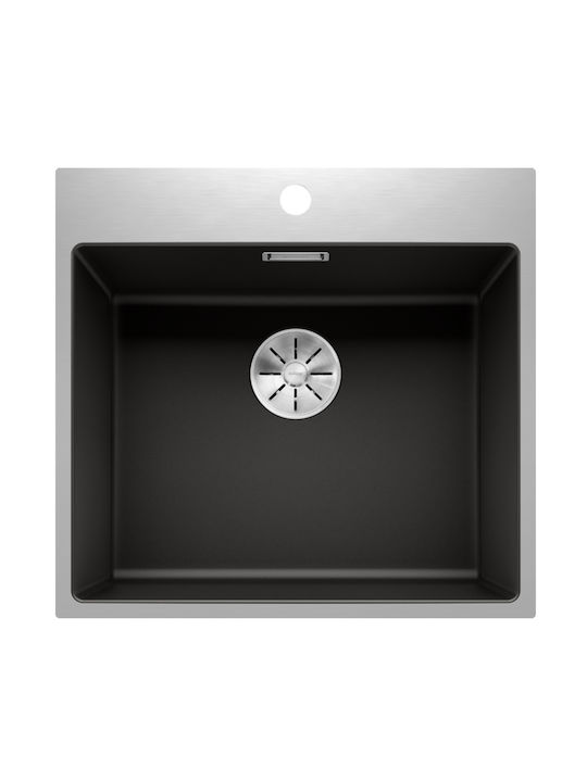 Blanco Drop-In Sink Inox W54.3xD51cm Black