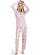 PijaMood Winter Women's Pyjama Set Pink