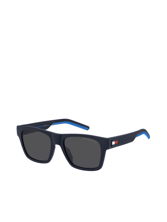 Tommy Hilfiger Мъжки Слънчеви очила с Тъмносиня Пластмасов Рамка и Сив Леща TH1975/S FLL/IR