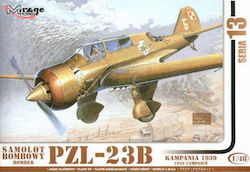 Mirage Modellfigur Flugzeug im Maßstab 1:48 mit Kleber und Farben