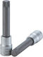 Teng Tools Μακρύ Καρυδάκι με Μύτη Spline και Καρέ Υποδοχής 1/2'' Μέγεθος M12x100mm